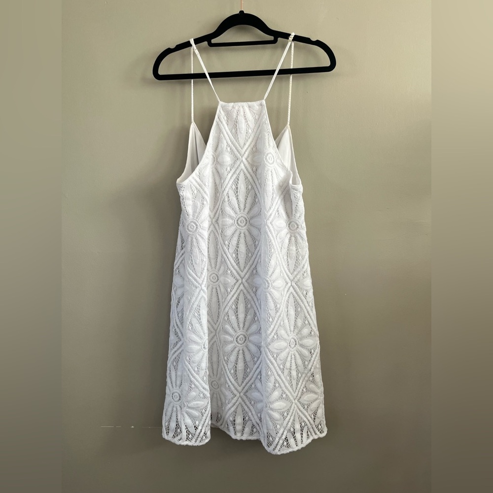 LILLY PULITZER Resort‎ White Delray Diamond Lace Dusk Dress Medium Beach - Picture 3 of 7